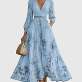 ROWELLA | ELEGANTTI PLISSEERATTU MAXIMEKKO