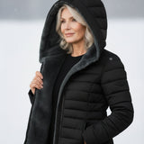 Harriet | Fleecvuorattu Puffer-takki
