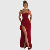 CELL | ELEGANTTI FORMAL SLIP MAXI-MEKKO AVOIMELLA SELKÄOSALLA