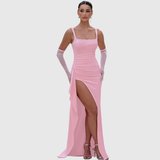CELL | ELEGANTTI FORMAL SLIP MAXI-MEKKO AVOIMELLA SELÄLLÄ