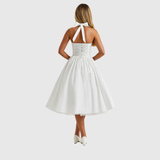VERITY | VINTAGE-INSPIROITU HALTER MIDI-MEKKO