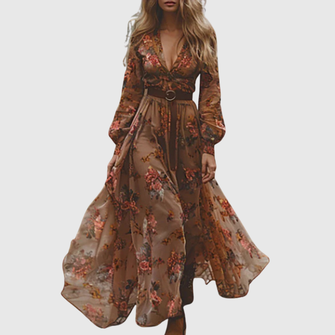 ALINA SOLEIL | ROMANTTINEN BOHO MAKSIMEKKO