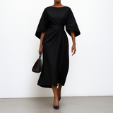 ELDRA | SATINIKOSKETUS BATWING-HIHA MAXI-MEKKO