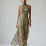 Naomi | Halterneck Maxi-mekko