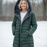 Harriet | Fleecvuorattu Puffer-takki
