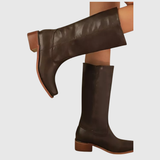 LERELIA | NAHKA KNEE-HIGH KENGÄT