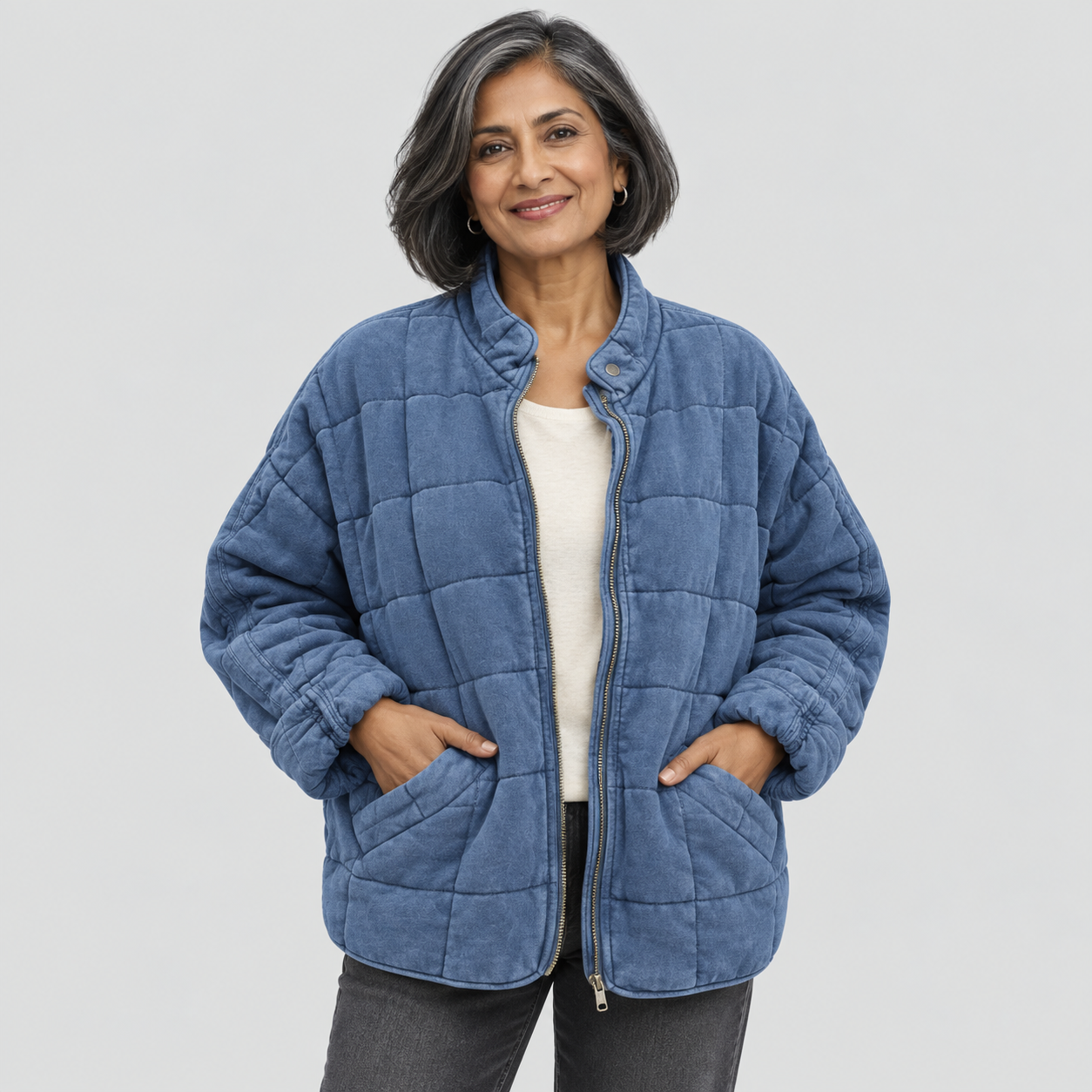 Liisa | Tyylikäs oversize-vuorattu takki