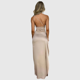 ARALUEN | DRAPE SATIN ILLALLISMEKKO