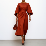 ELDRA | SATINIKOSKETUS BATWING-HIHA MAXI-MEKKO