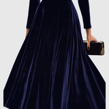 SIBELLA | NAVY PITKÄHIHAINEN MIDI-MEKKO