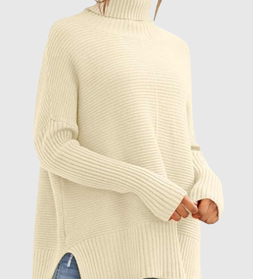 AERONWEN | RIBBED TURTLENECK NEULEPUSERO