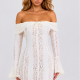 Ethereal Lace Gown Maxi