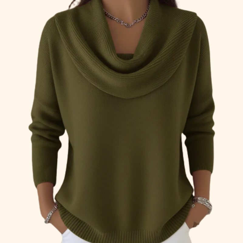 Draped Col Bénitier -paita Christine