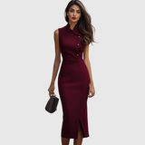 RUBY | BURGUNDY Hihaton MIDI-MEKKO