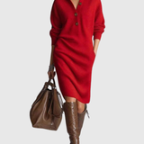 ARIANELL | WOOL WINTER KNIT MIDI DRESS