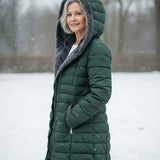 Harriet | Fleecvuorattu Puffer-takki