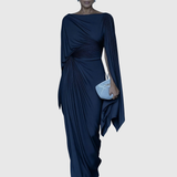 FIONA | PLEETATTU DRAPE MAXI-MEKKO