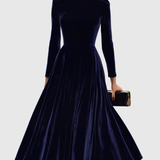 SIBELLA | NAVY PITKÄHIHAINEN MIDI-MEKKO
