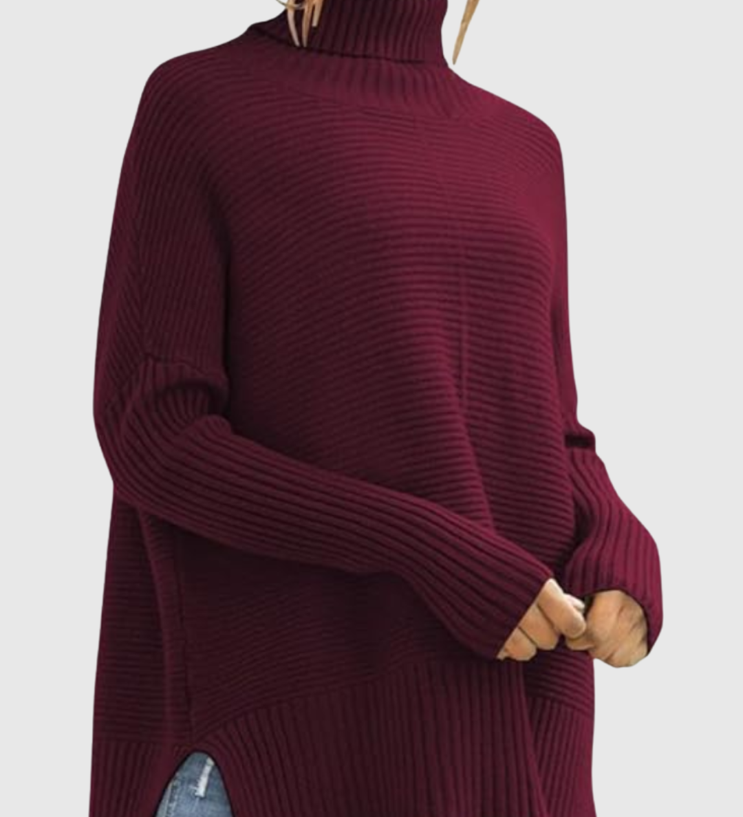 AERONWEN | RIBBED TURTLENECK NEULEPUSERO