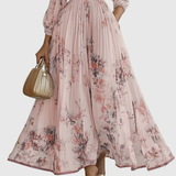 ROWELLA | ELEGANTTI PLISSEERATTU MAXIMEKKO
