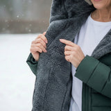 Harriet | Fleecvuorattu Puffer-takki