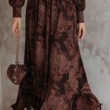 ELOISE | PAISLEY ZIP-WAIST MAXI MEKKO