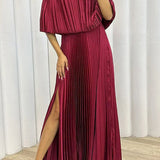 ARABELLA | ELEGANTTI PLEATATTU MAXI-MEKKO