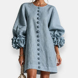 Marcelle | Relief Flower Dress
