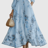 ROWELLA | ELEGANTTI PLEATATTU MAXIMEKKO