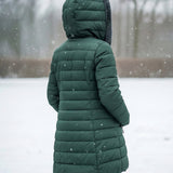 Harriet | Fleecovuorattu Puffer-takki