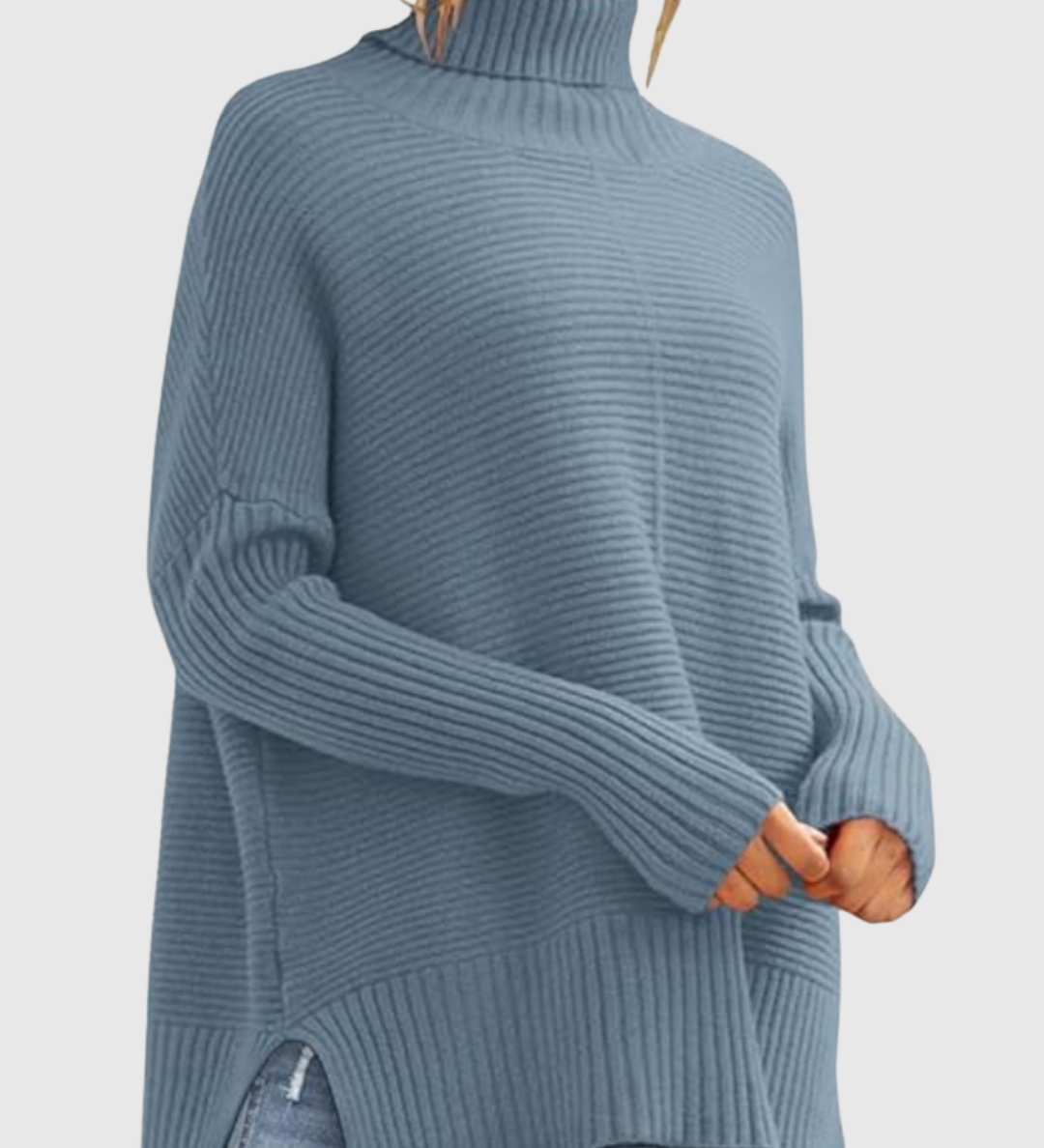 AERONWEN | RIBBED TURTLENECK NEULEPUSERO
