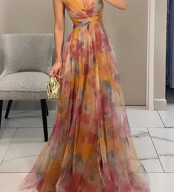 Madeline | Kukallinen Maxi Mekko Vaivattomaan Eleganssiin