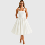 VERITY | VINTAGE-INSPIROITU HALTER MIDI-MEKKO