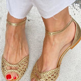 Soledad™ | Kierretty Kulta Sandalit