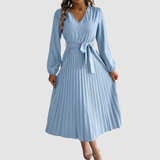 CELESTE BLOOM | VETOKETJULLINEN PITKÄHIHAINEN MIDI-MEKKO