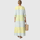Olivia™ | Luonnollinen Eleganssi Pellavamekko