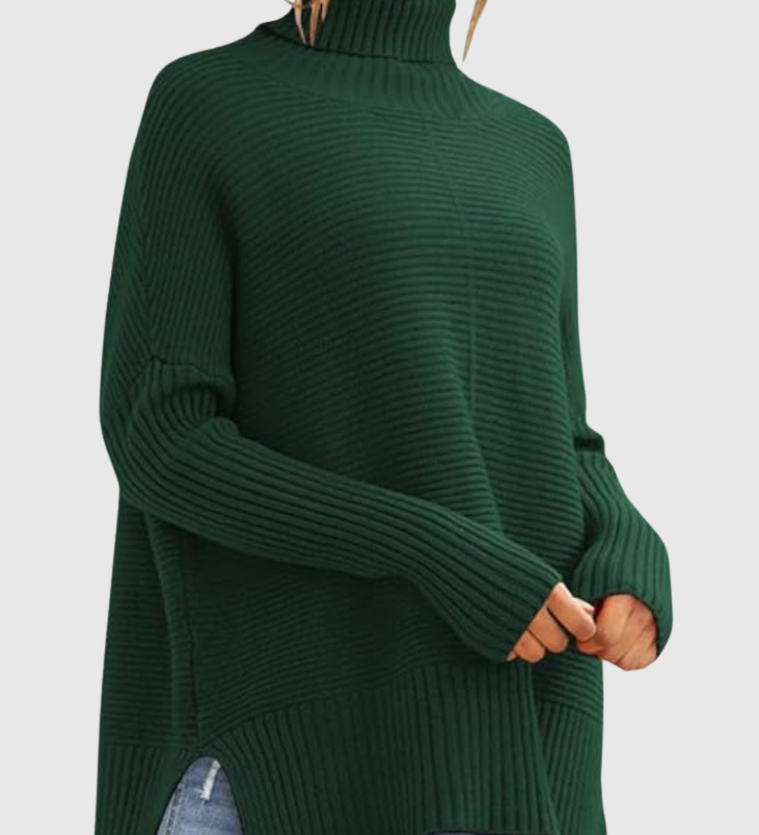 AERONWEN | RIBBED TURTLENECK NEULEPUSERO
