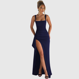 CELL | ELEGANTTI FORMAL SLIP MAXI-MEKKO AVONAISELLA SELKÄOSALLA
