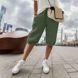 NOA | PUUVILLA-LINEN SHORTEISSA
