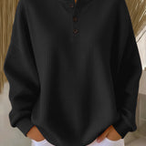 Sweat Gaufré Henley Catherine