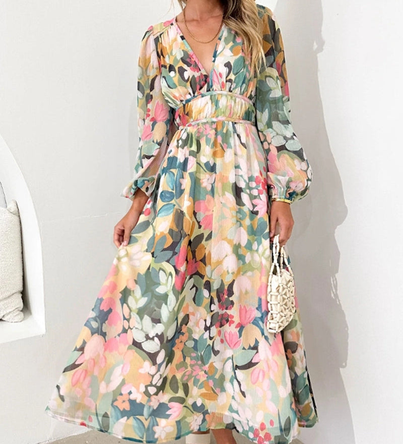 Celine | Naisten mekko kukkakuviolla