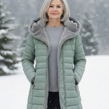 Harriet | Fleecvuorattu Puffer-takki