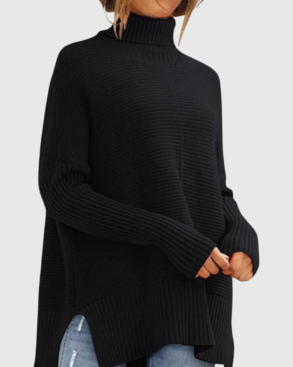 AERONWEN | RIBBED TURTLENECK NEULEPUSERO