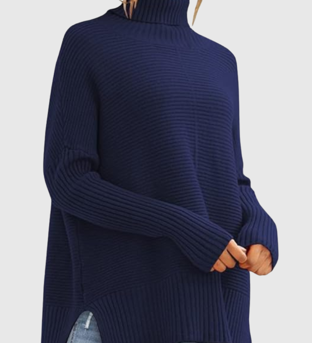 AERONWEN | RIBBED TURTLENECK NEULEPUSERO