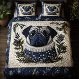 Arktinen Pug 3-osainen Vuodevaatesetti