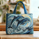 Artisan Dolphin -olkalaukku, inspiroitunut merestä