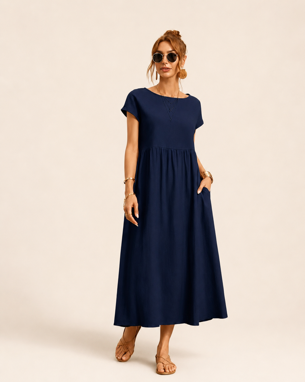 Charlotte ™ — Virtaviivainen Midi Mekko Ajattomalla Eleganssilla