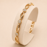 KULTAINEN ZIRKONIA AKSESSI BRACELET