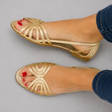 Aitana™ | Metalliset Litteät Sandalit