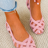Manuela™ | Kudotut Litteät Sandalit